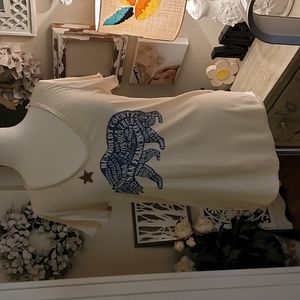 Lucky Brand California V-Neck Tee, Size L